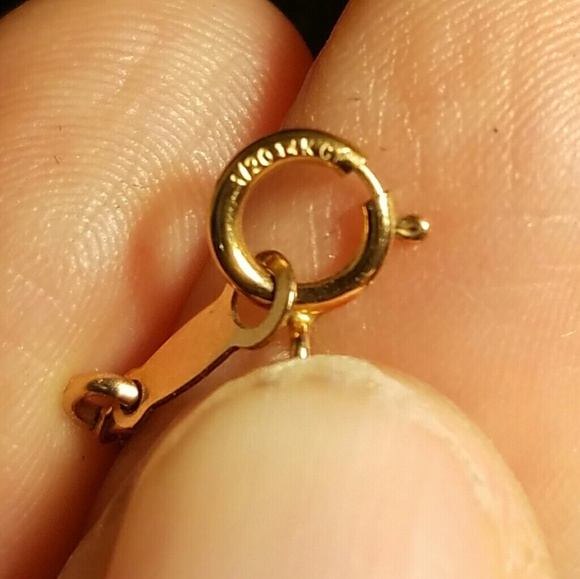 14kt GP Necklace rose gold - Picture 6 of 8